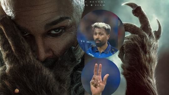 Hardik Pandya Recreates Allu Arjun amp amp Atlee s Raaka Gesture During MI vs RCB Clash Sparks Viral Frenzy
