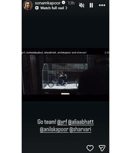 Sonam Kapoor Loves The Popcorn Action Entertainer Alpha