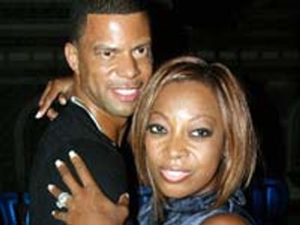 Star Jones bumps into Al Reynolds