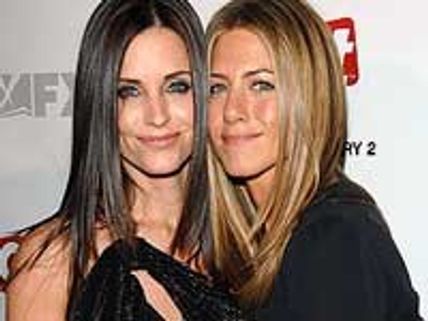 Courteney feels lucky to have Aniston in her life