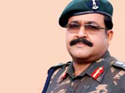 Mohanlal joins the Territorial Army