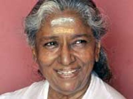 S Janaki escapes from car accident
