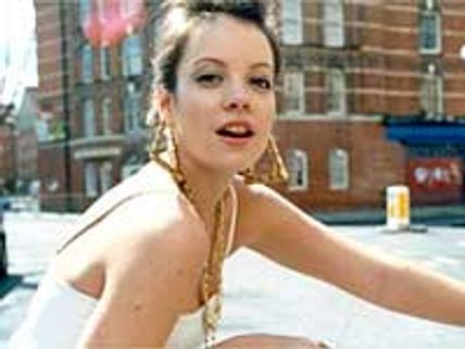 Lily Allen left with a long face after award snub