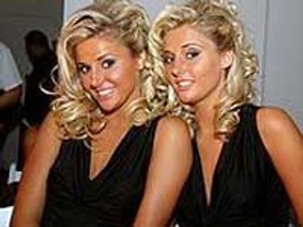 Hefner's twin girlfriends like with hygiene sense