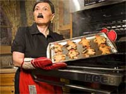 Roseanne turns Hitler to bake burnt Jew cookies 