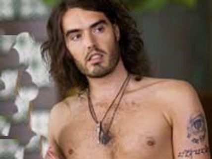 Russell Brand's steamy threesome with fan, stripper