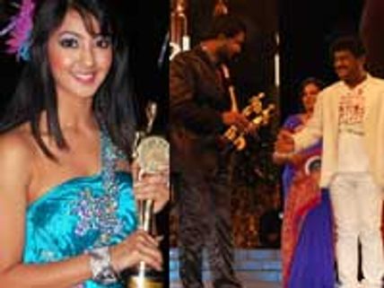 Jaggesh, Andrita Ray bag Suvarna Fim Awards