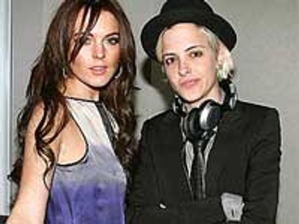 Lindsay banned from LA club for tossing glass at Sam