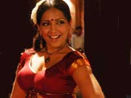 Meghna Naidu with an item number for Puli Vesham