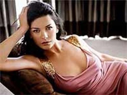 Catherine Zeta-Jones red faced over crass hubby comment