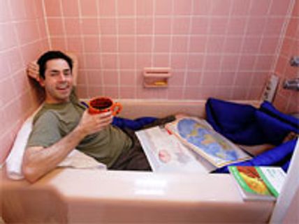 Queens comedian Mark Malkoff lives in bathroom for 5 days