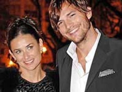 Ashton Kutcher-Demi Moore have threesomes?