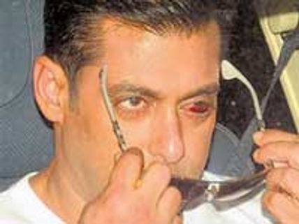 Wonder why Salman Khan is wearing his glares!