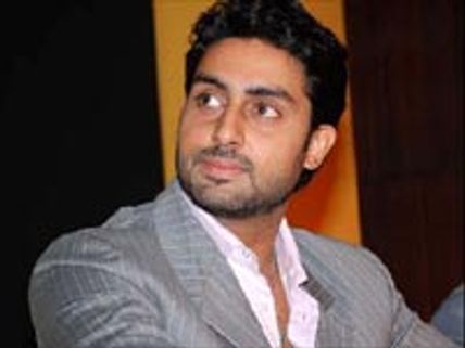 Abhishek bonds with Russian actor