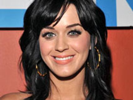 Katy Perry looks hot in a faux snowsuit