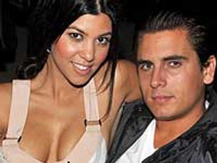 Kourtney Kardashian rubbishes the engagement rumours