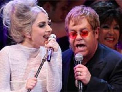 Lady Gaga turning Godmother of Sir Elton John's son