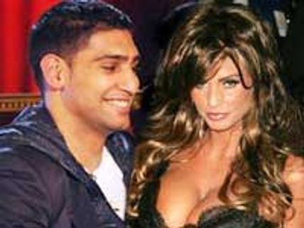 Amir Khan denies flirting with Katie Price at pre-Oscars party
