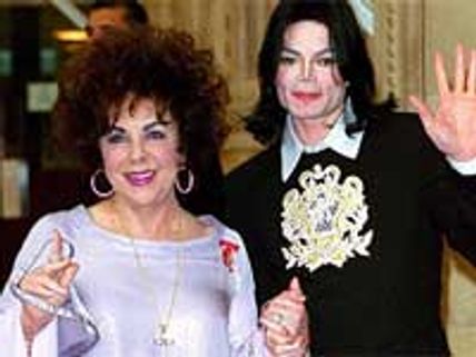 Elizabeth Taylor gets close to Michael Jackson in death