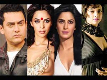 Aamir can't choose between Mallika, Katrina, Deepika