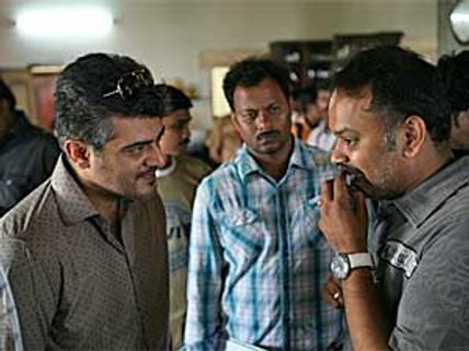 Ajith takes Venkat Prabhu for a ride!