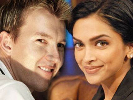 Brett Lee flirts with Deepika Padukone at party