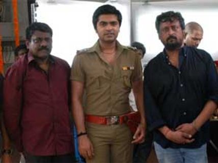 Simbu sweats out at gym