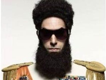 Sacha Baron Cohen in Saddam Hussein's getup