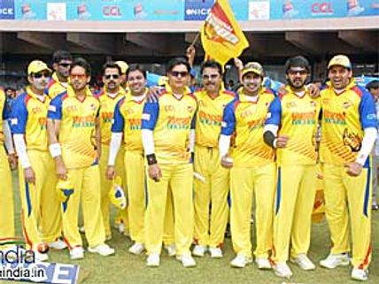 Chennai Rhinos win first CCLT20 Trophy