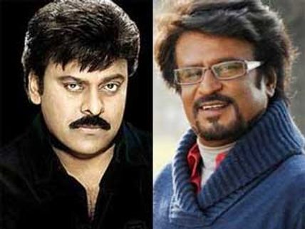 Megastar Chiranjeevi meets superstar Rajinikanth