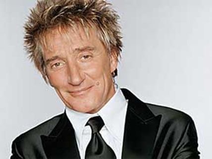 Rod Stewart with former bandmate Ronnie Wood