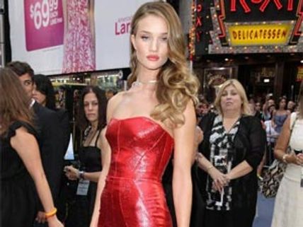 Rosie Huntington's red hot look at Transformers 3 premiere