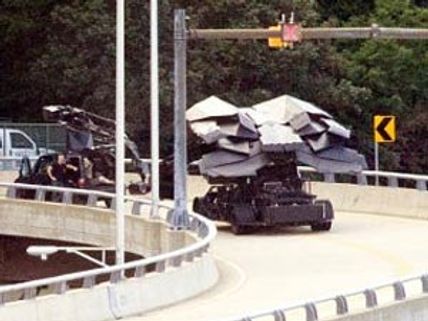 Batman's new flying vehicle in The Dark Knight Rises