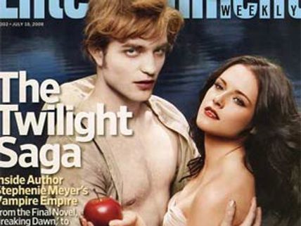 Robert Pattinson, Kristen Stewart pose half-naked for EW mag