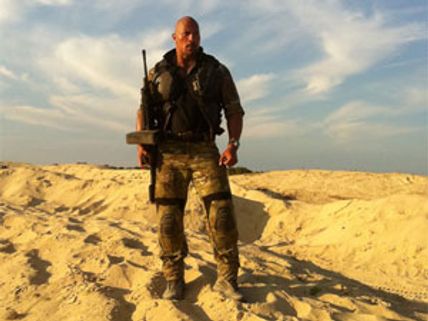 Dwayne Johnson's first look in GI Joe 2: Retaliation