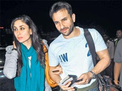 Saif celebrates B'day with beau Kareena