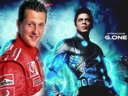 Shahrukh to tie-up with Michael Schumacher to promote Ra.One