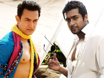 Aamir Khan bitten by 7 Aum Arivu bug