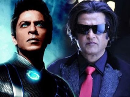 Shahrukh's Ra.One is a tribute to Rajinikanth's Endhiran