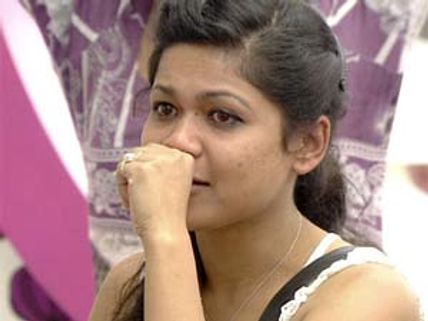 Nihita Biswas cries on Day 1 of Bigg Boss 5