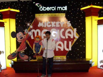 Satyajit Padhye casts spell on kids at Mickey's Magical Diwali