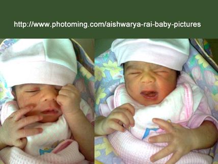 Are they real photos of Aishwarya Rai Bachchan's baby girl?