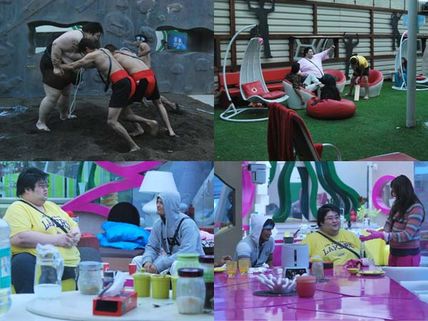 Bigg Boss 5: Siddharth, Amar, Sky wrestle with Yamamotoyama