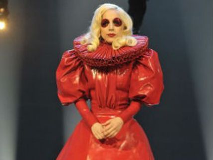Lady Gaga's blood bath for a bloody 'satanic ritual'