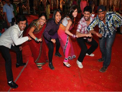 Zindagi 50/50 team has a blasting time in Film city