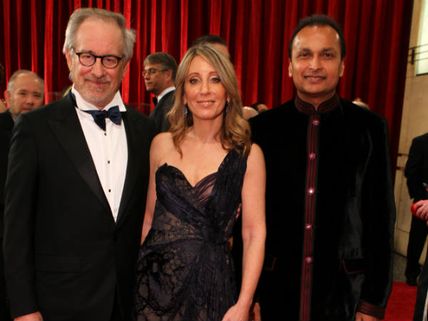 Anil Ambani walks Oscars' red carpet with Steven Spielberg