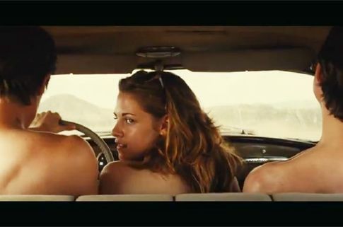 Kristen Stewart appears topless in On The Road trailer