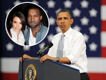 President Obama insults Kim Kardashian's boyfriend!