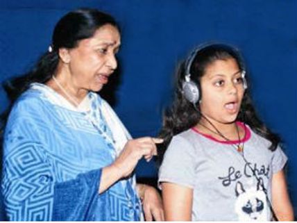 Asha Bhosle's granddaughter makes her singing debut