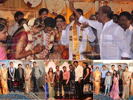 Rajinikanth graces KS Ravikumar’s daughter’s wedding